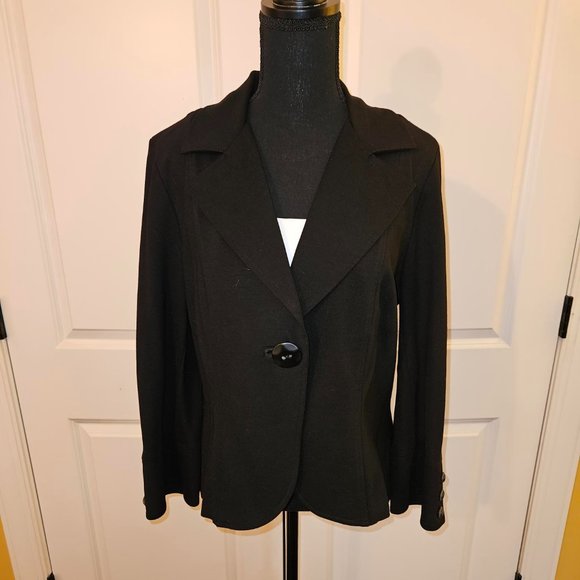 CAbi Black Blazer and Skirt - Picture 1 of 10